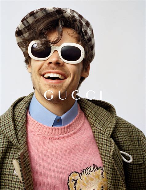 blue gucci dress of harry styles|harry styles gucci campaign.